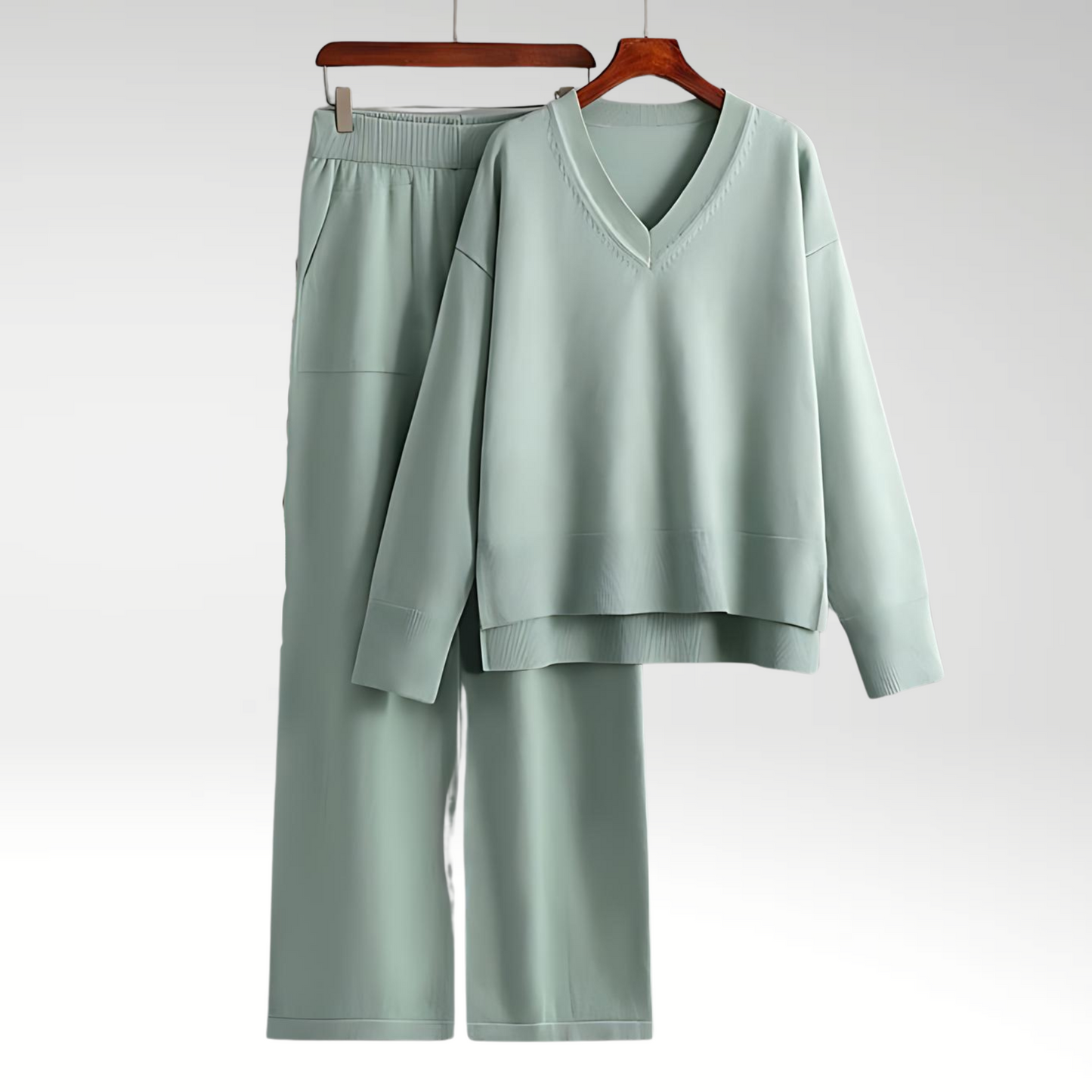 Dupont™ | Ensemble Deux Pièces Luxe à Col en V
