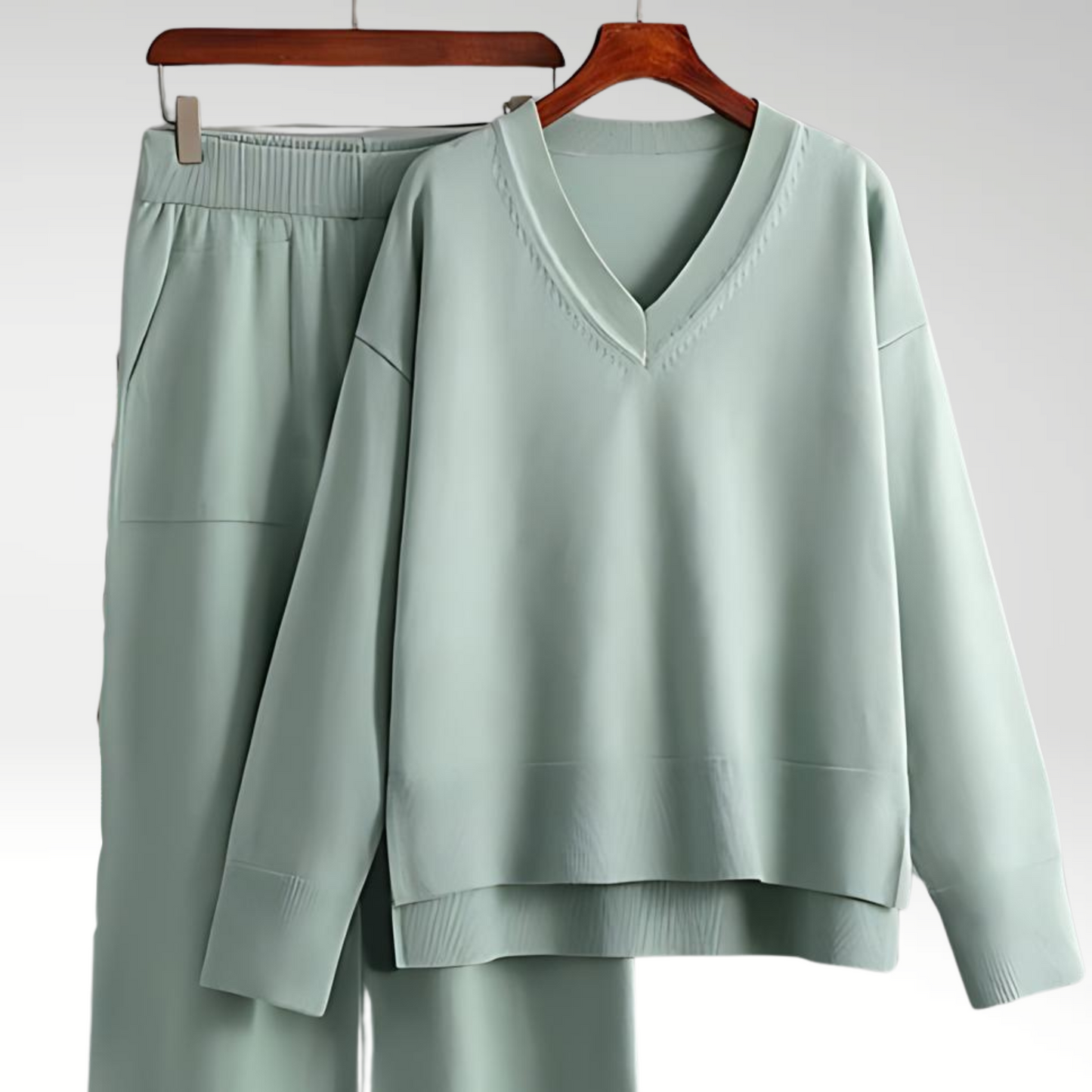 Dupont™ | Luxe Ensemble Deux Pièces Col V