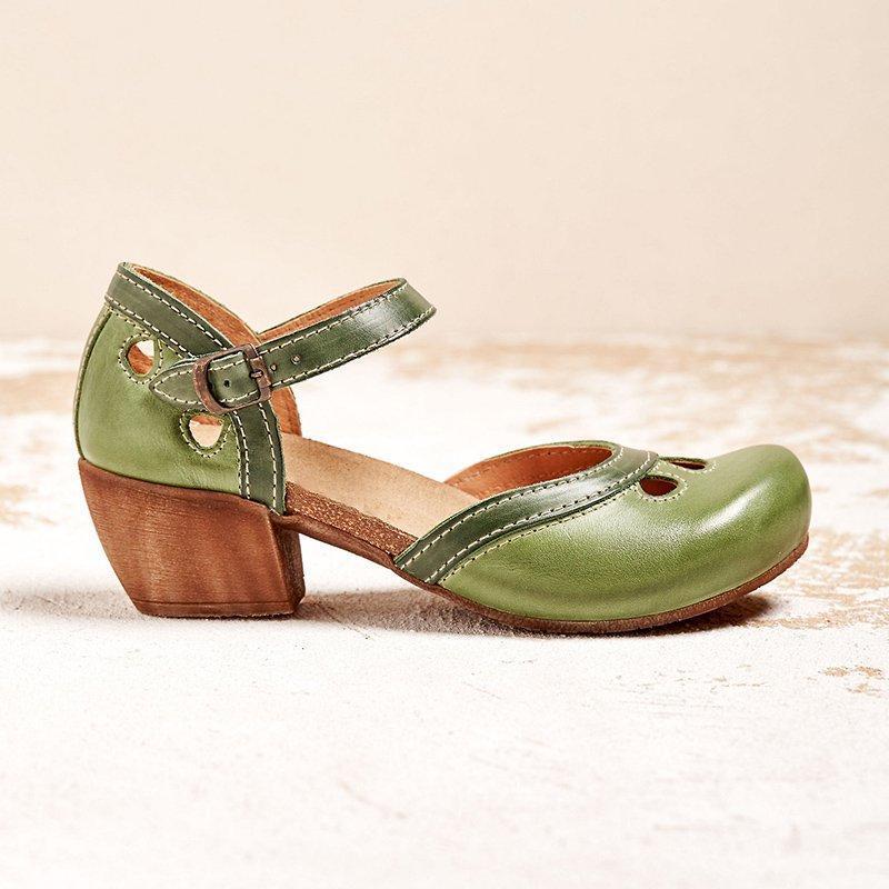 Farah - Sandales confortables à talons bas