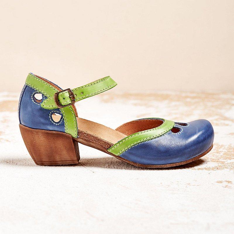 Farah - Sandales confortables à talons bas