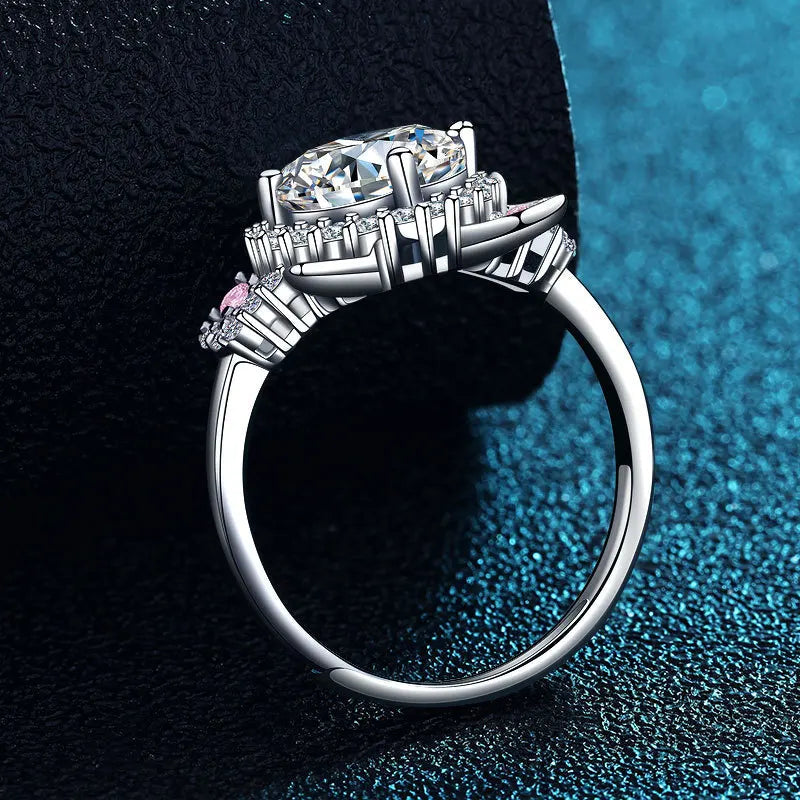 Bague Ajustable en Forme de Chat avec Zirkonia Scintillante – Mina