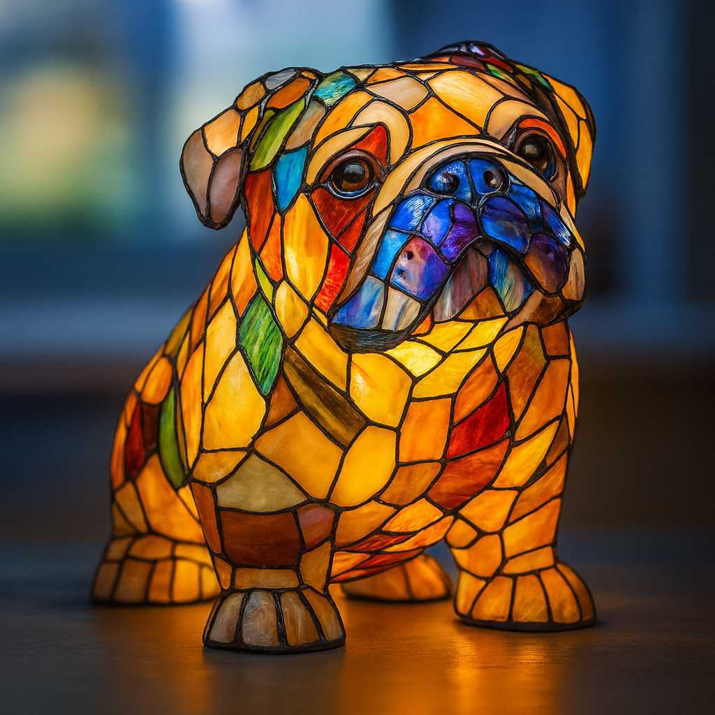 Shadow | Lampe pour chien Magisk en verre coloré