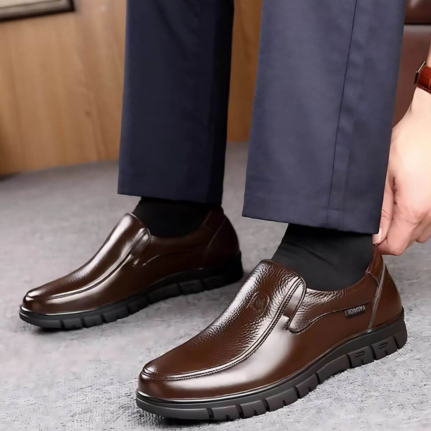 Massimo | Élégantes chaussures à enfiler