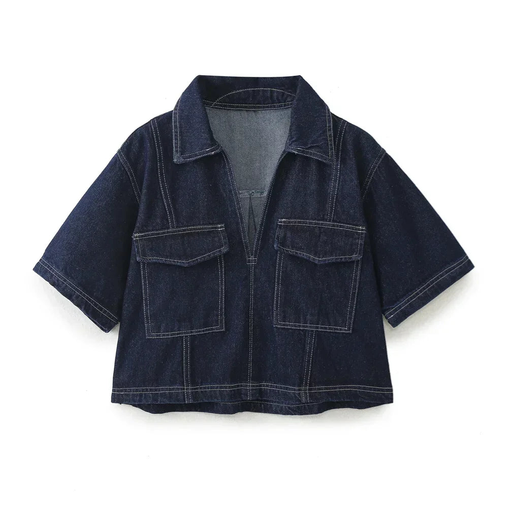 Sofia® | Ensemble en Denim à Col V