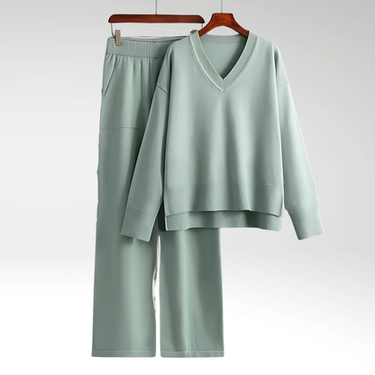 Dupont™ | Ensemble Deux Pièces Luxe à Col en V