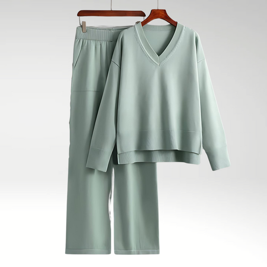 Dupont™ | Ensemble Deux Pièces Luxe à Col en V