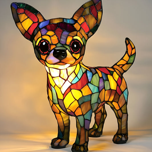 Choupette  | Lampe pour chien Magisk en verre coloré