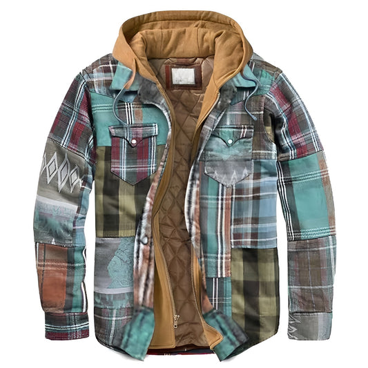Adrien | Veste Patchwork à Carreaux