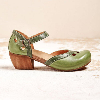 Farah - Sandales confortables à talons bas