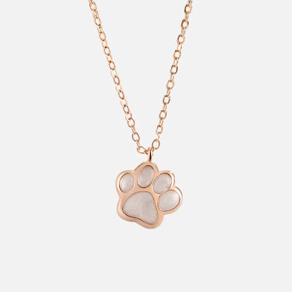 Malia - Collier avec pendentif de patte en argent