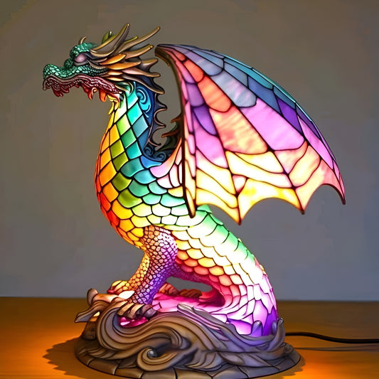 Ignis | Lampe dragon Magisk en verre coloré