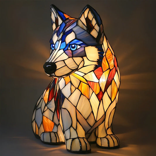 Rex | Lampe pour chien Magisk en verre coloré