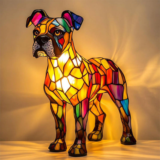 Tyson  | Lampe pour chien Magisk en verre coloré
