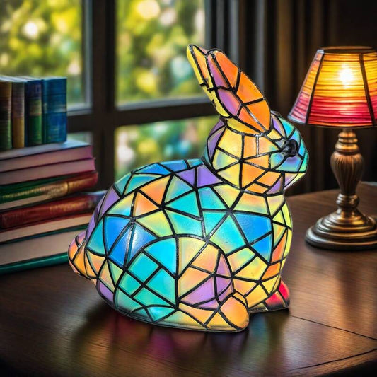 Clochette | Lampe lapin en verre coloré Magisk