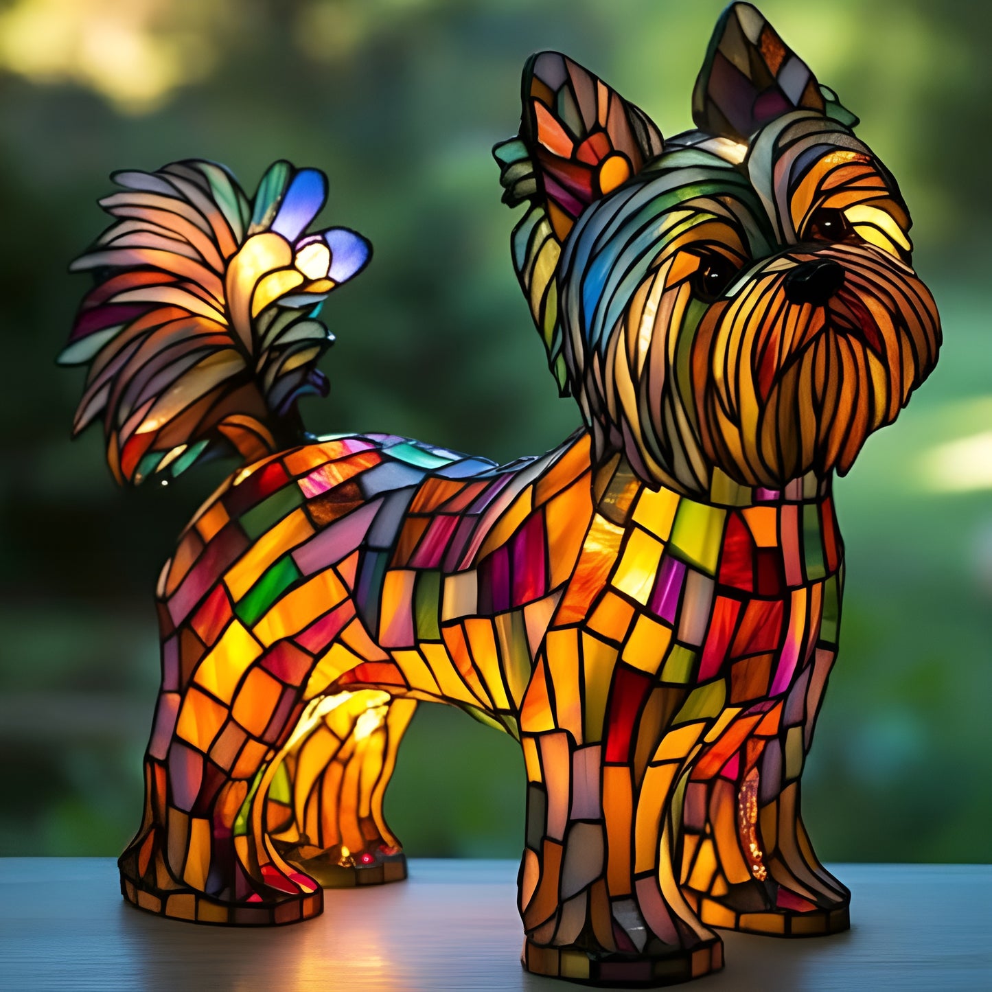 Lili   | Lampe pour chien Magisk en verre coloré