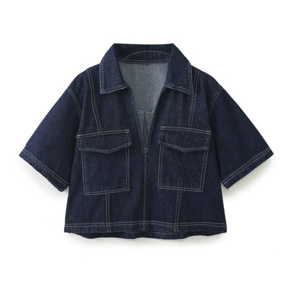 Sofia® | Ensemble en Denim à Col V