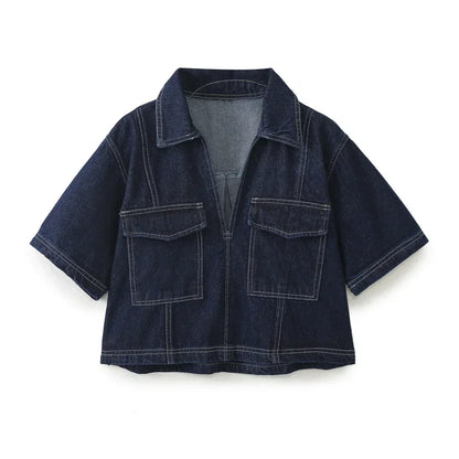 Sofia® | Ensemble en Denim à Col V