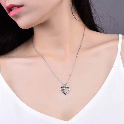 Sorea - Collier en cœur surmonté d'un symbole infini