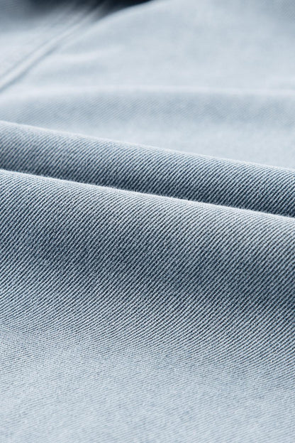 Sofia® | Robe en Jean Élégante avec Manches Courtes en Chauve-Souris